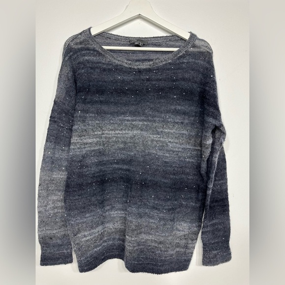 Vince sweater sequined gray size M - Picture 2 of 7